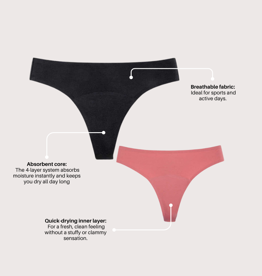 Seamless Thong – Light Urine Leakage - Sale